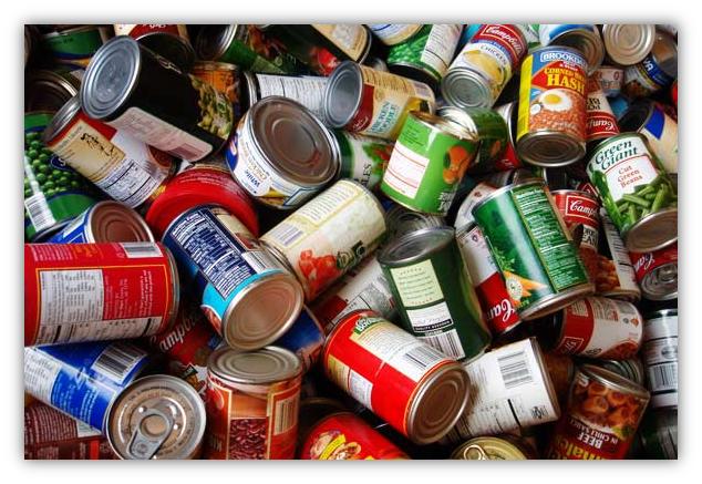 Photo of canned food