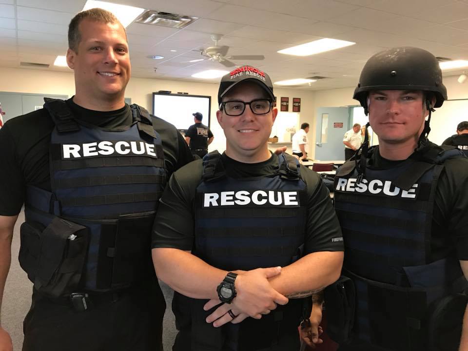 Active shooter response training class