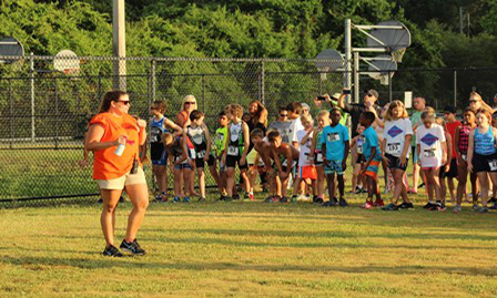 Group of children at Tri if you Dare Triathlon